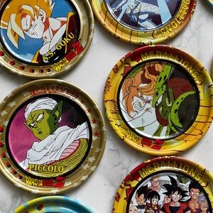 Dragon Ball Z - Irwin 2000 Vintage Medallions Metal Goku Vegeta Lot
